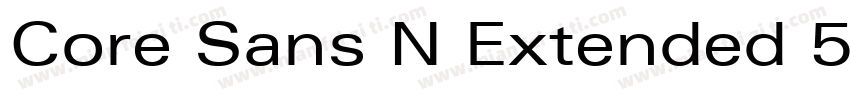 Core Sans N Extended 53 Medium字体转换